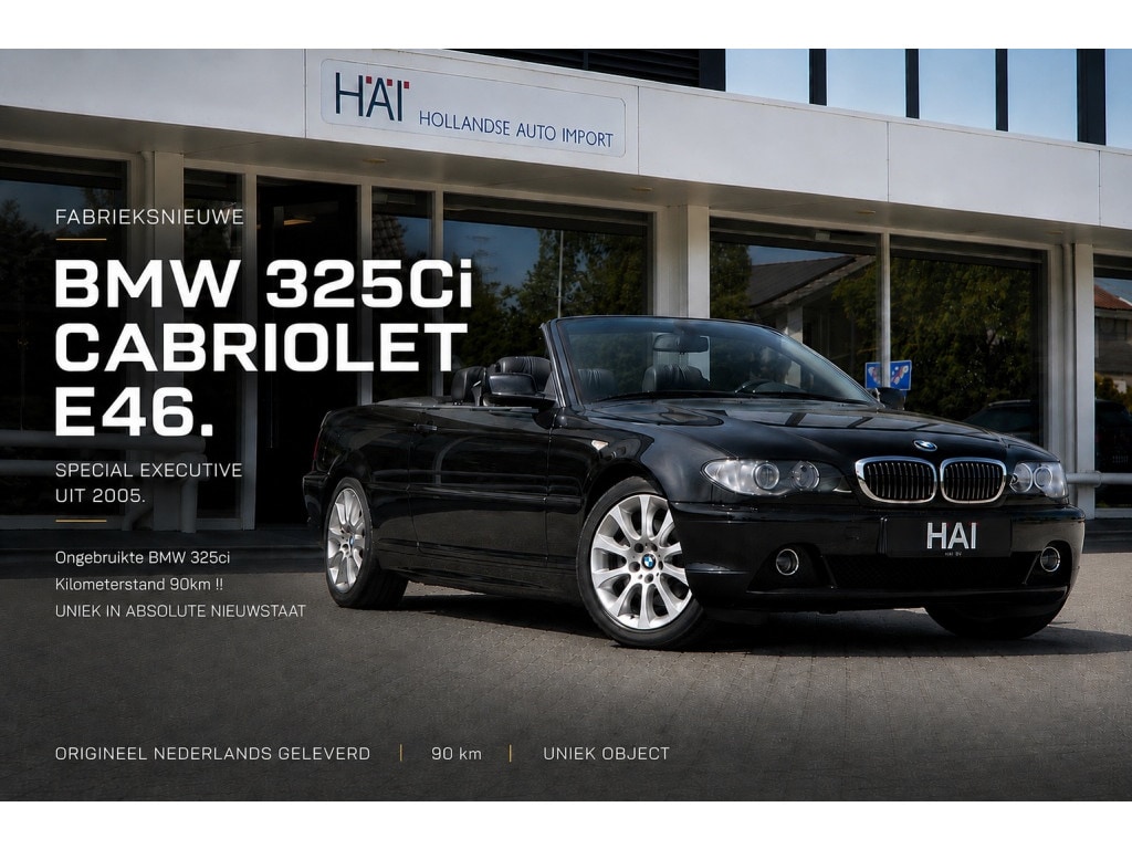 BMW 3-Serie Cabrio 325Ci Special Executive NIEUW 90 KM , Nederlandse BMW I