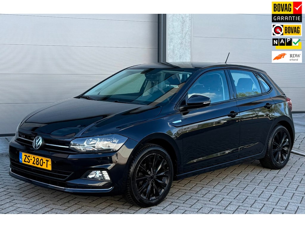 Volkswagen Polo 1.0 TSI Highline R Zwart 2019 APK|ACC|PDC