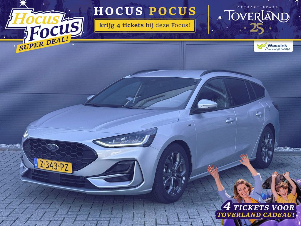 Ford Focus Wagon 1.0 EcoBoost Hybrid ST Line Navigatie | Carplay | Camera | Climate Control |Stoelverwarming