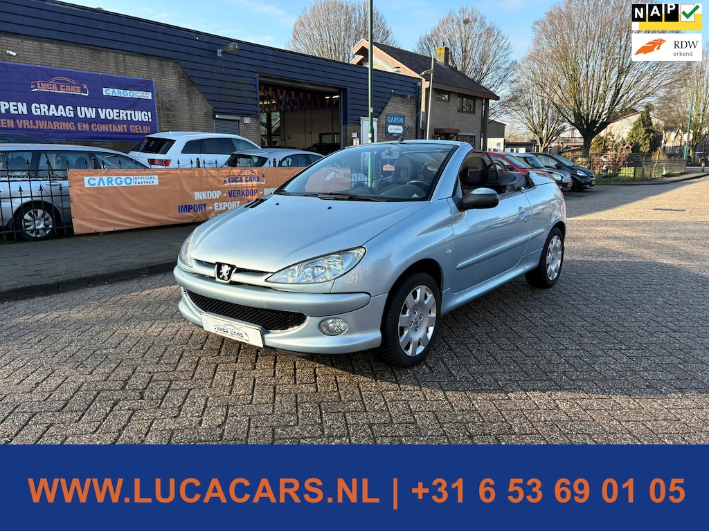 Peugeot 206 CC 1.6-16V 2X SLEUTEL + BOEKJES!