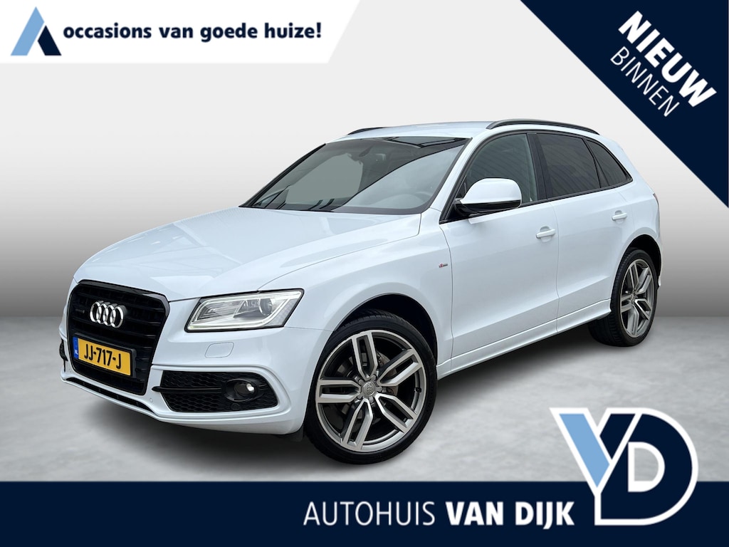 Audi Q5 2.0 TFSI quattro Adrenalin Sport 21" / navi / sporstoelen / Parelmoergrijs