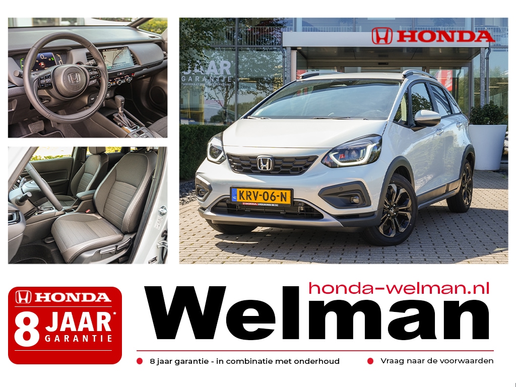 Honda Jazz 1.5i e:HEV ADVANCE CROSSTAR - DEMO - 122 PK - FULL HYBRID - AUTOMAAT - 2027YM