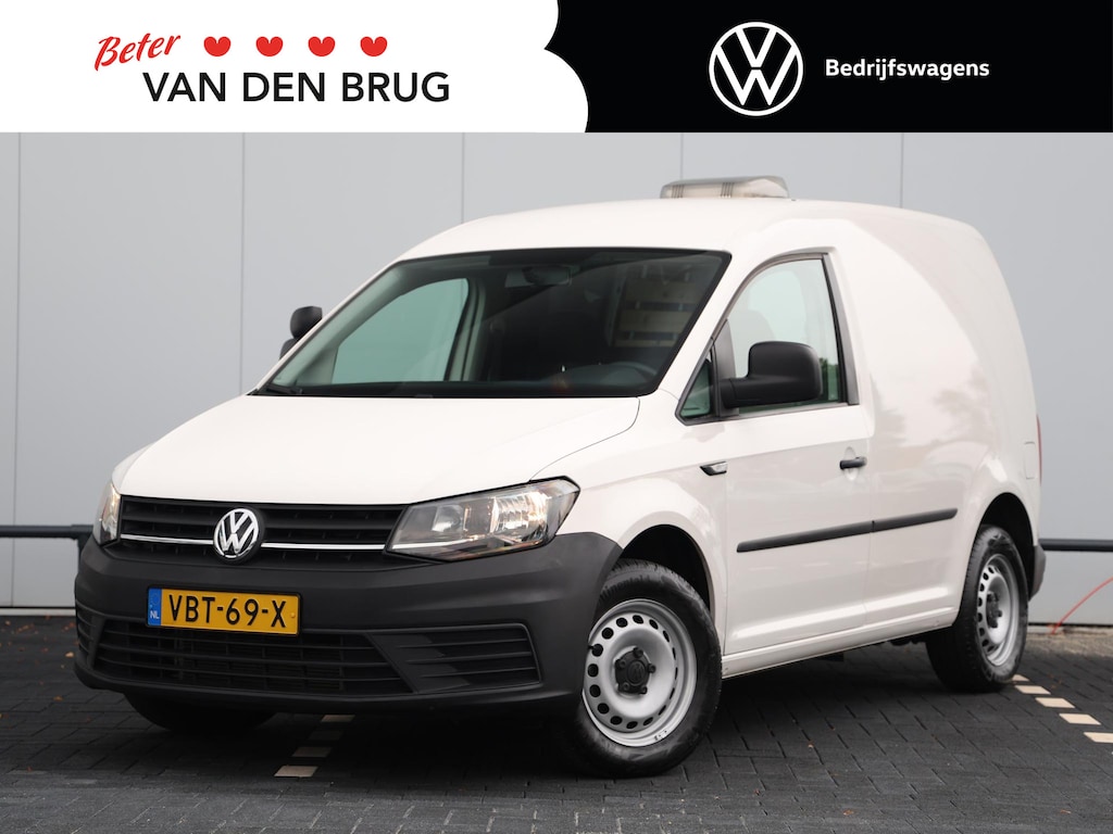 Volkswagen Caddy 2.0 TDI 102pk L1 BMT Trendline | Airco | Betonplex vloer | Betimmering laadruimte Lat om Lat | Tussenschot | Dakventillator |