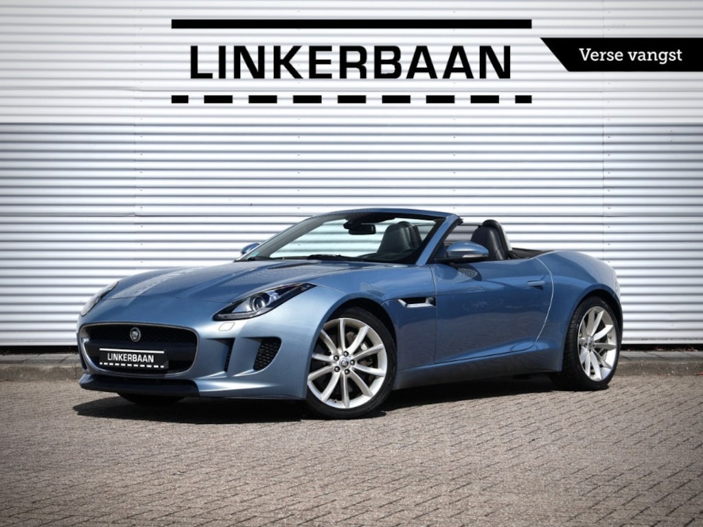 Jaguar F-Type Cabriolet 3.0 V6 | Memory stoelen | Stuurverwarming | Sportuitlaat | 19 Inch |