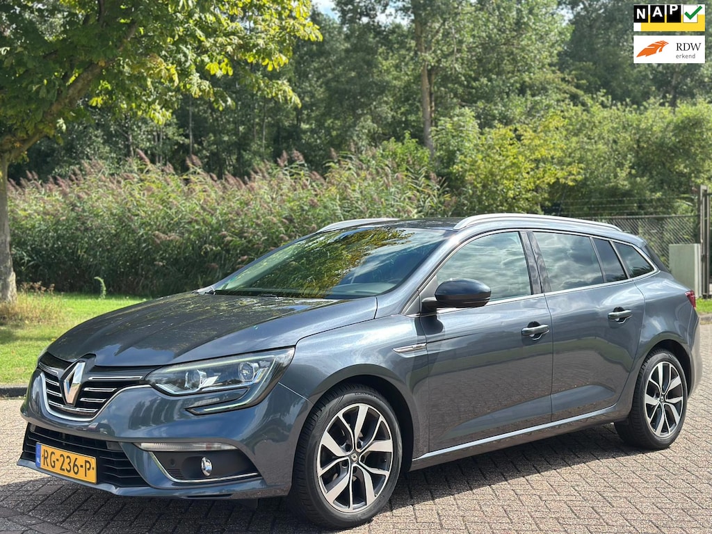 Renault Megane Estate 1.2 TCe Bose/AIRCO/CRUISE/HALF LEDER/PARKEERSENS VOOR-ACHTER/LED/RIJSTROOKSENS/TREKHAAK