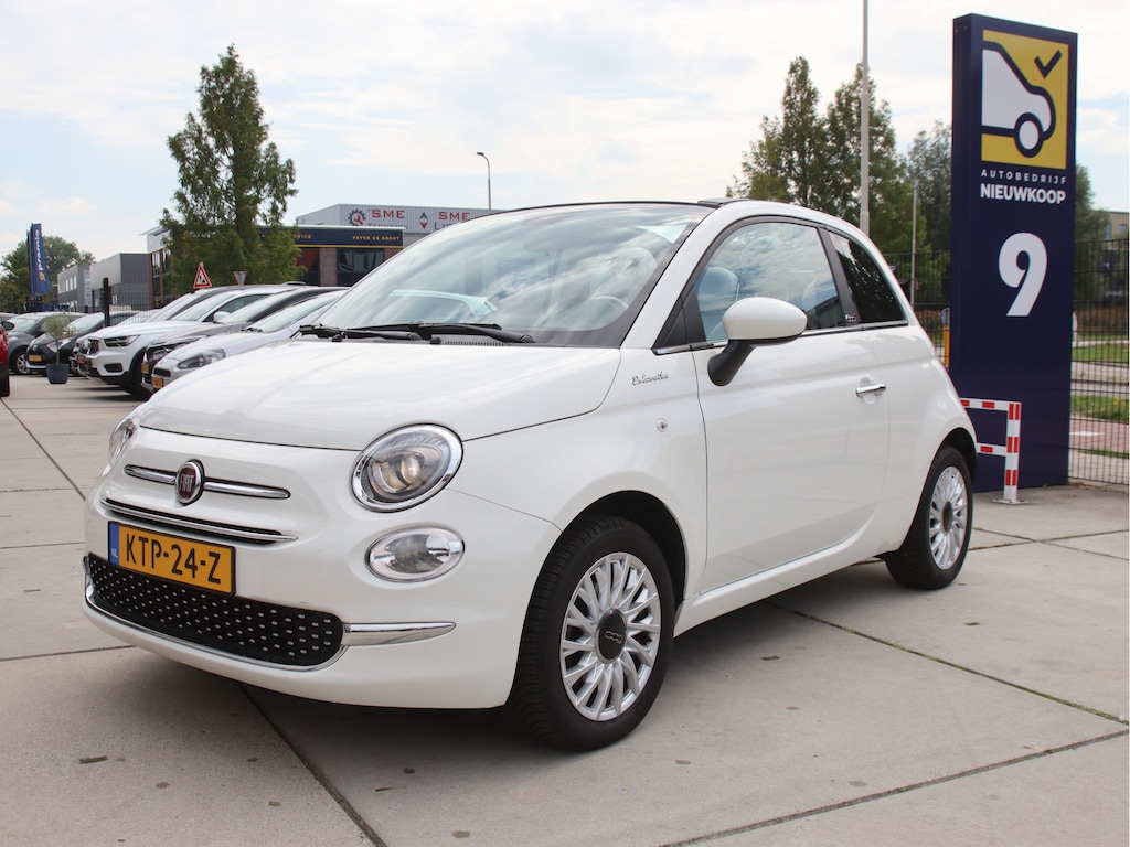 Fiat 500C 1.0 Hybrid Dolcevita Leder, Carplay, Cruise, Climate Zomeractie!