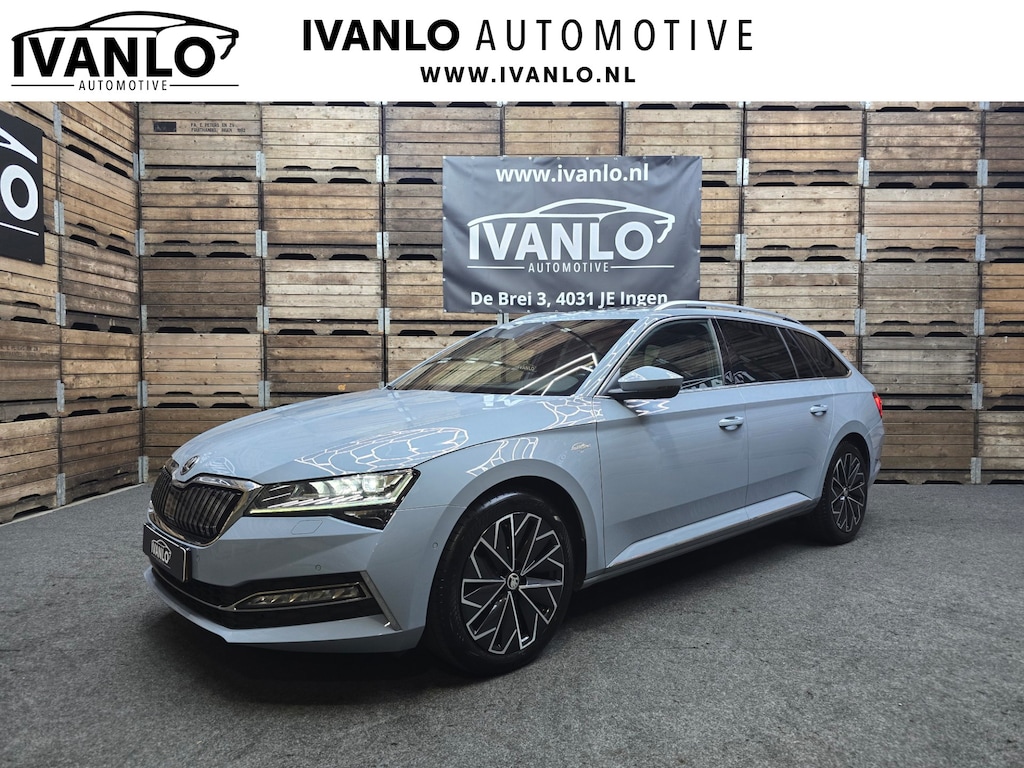 Skoda Superb Combi 1.4 TSI iV Sportline Business PHEV L&K Pano Leder 360 Navi Clima Trekhaak 18"LM