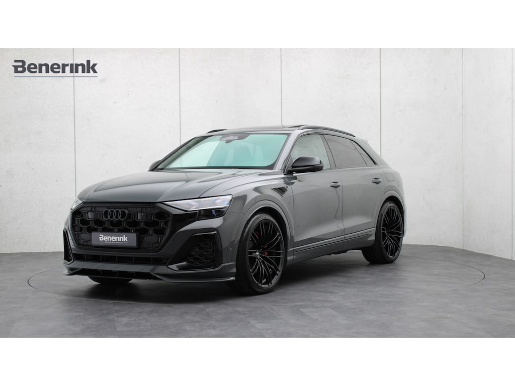 Audi Q8 60 TFSI e quattro ABT 'Nimbus grey' | B&O 3D | Massage | Head-up | Soft-Close | Panoramadak | Stoelventilatie | Trekhaak