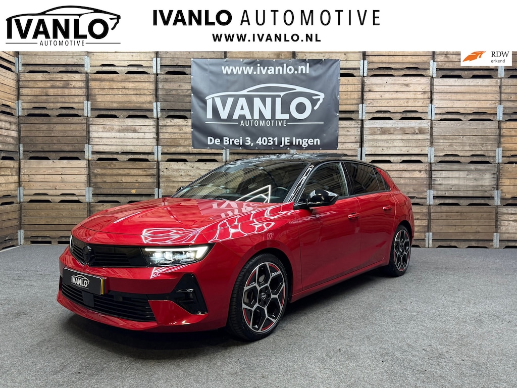 Opel Astra 1.6 Hybrid Edition Pano HUD 360 Clima Navi Carplay Trekhaak 18"LM