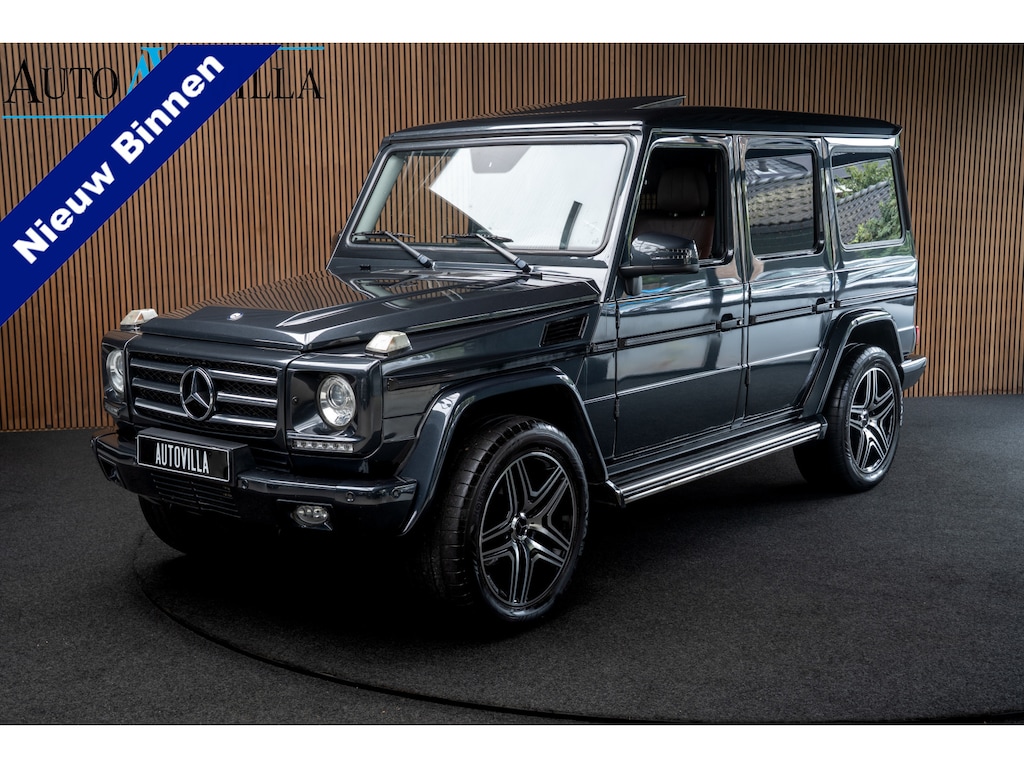 Mercedes-Benz G-klasse 350 Bluetec Harman K. Schuifdak Leer Navi 20 inch AMG LM velgen PDC Stoelverwarming voor & achter Achteruitrijcamera