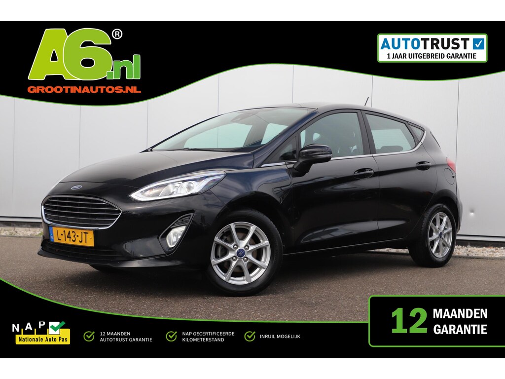 Ford Fiesta 1.0 EcoBoost Titanium Navigatie Carplay Android Climate Cruise Control LMV Parkeersensor