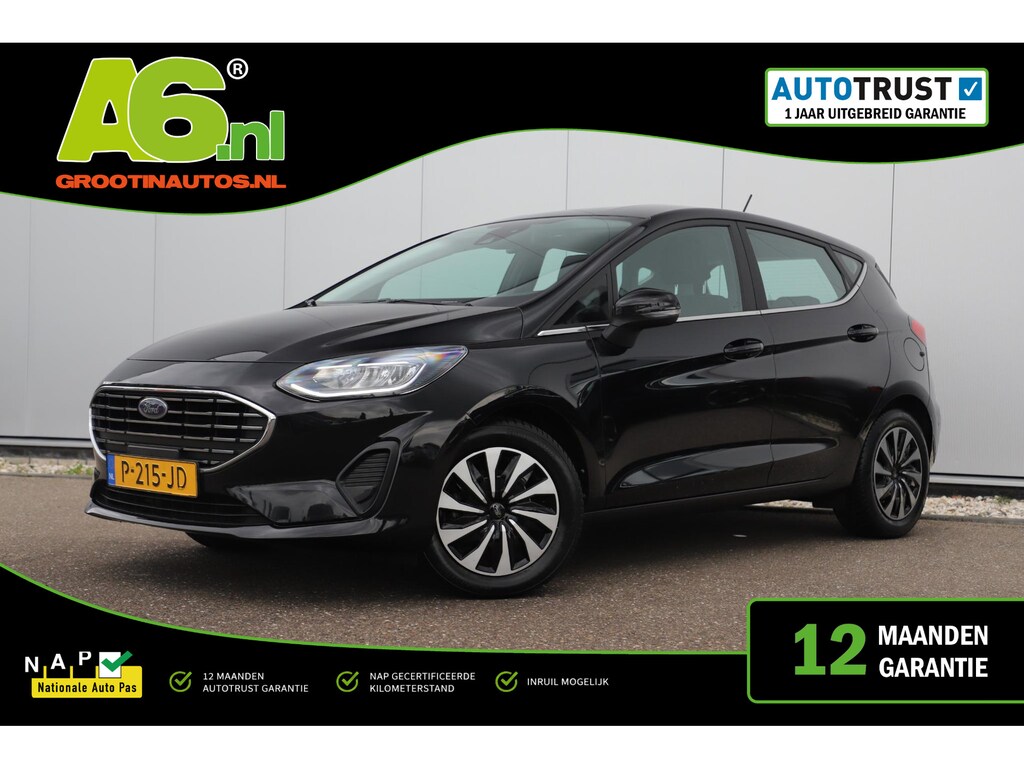 Ford Fiesta 1.0 EcoBoost Hybrid Titanium 125PK Navigatie Carplay Android Climate Cruise Control LED