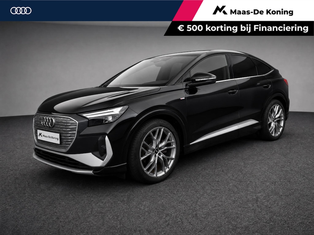 Audi Q4 Sportback e-tron 35 S edition 55 kWh / 170pk · Panoramadak · Apple/Android Car Play · Lederen bekleding · Stoelverwarming · 21'' Velgen ·