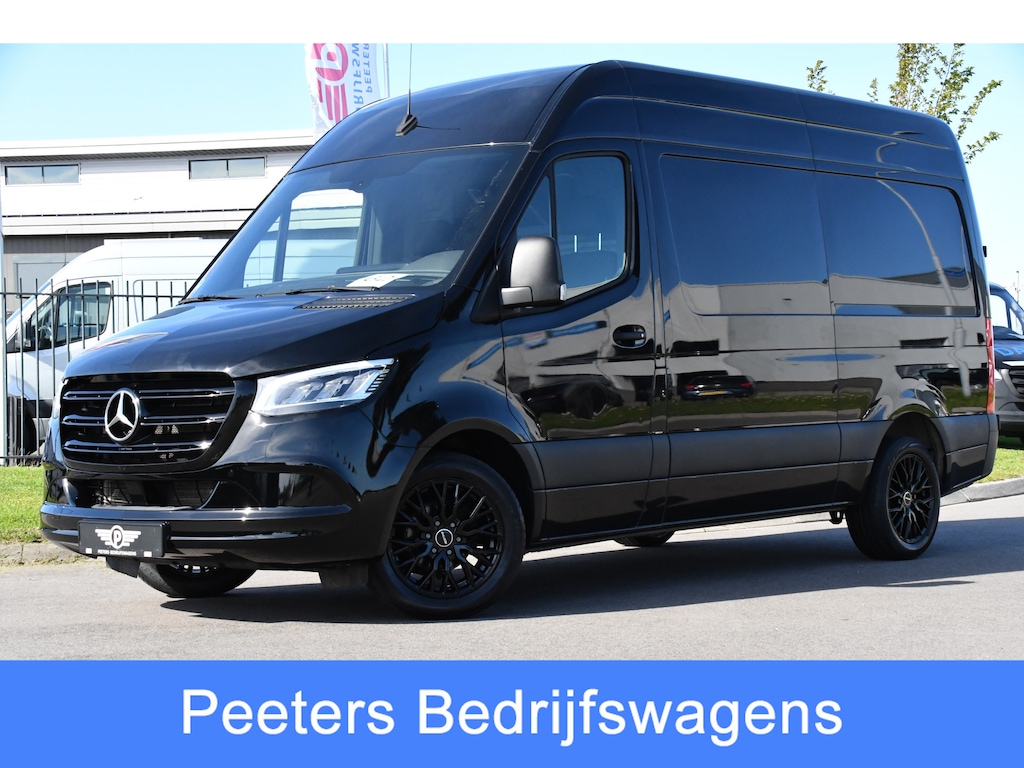 Mercedes-Benz Sprinter 315 1.9 CDI L2H2 Black Edition Camera, Cruise, Carplay, LED, 150pk, Automaat, Multimedia, Uniek!