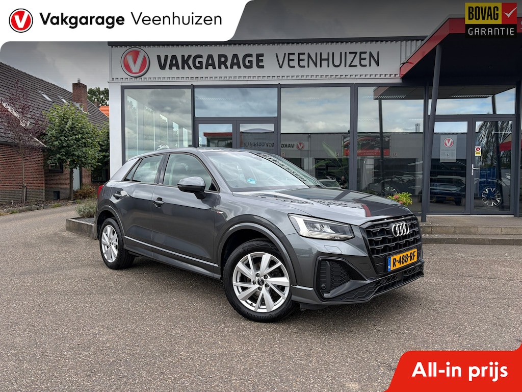 Audi Q2 35 TFSI S Edition|Rijklaar prijs|Camera|Elek. klep|Leder|ACC|Stoelverw.|