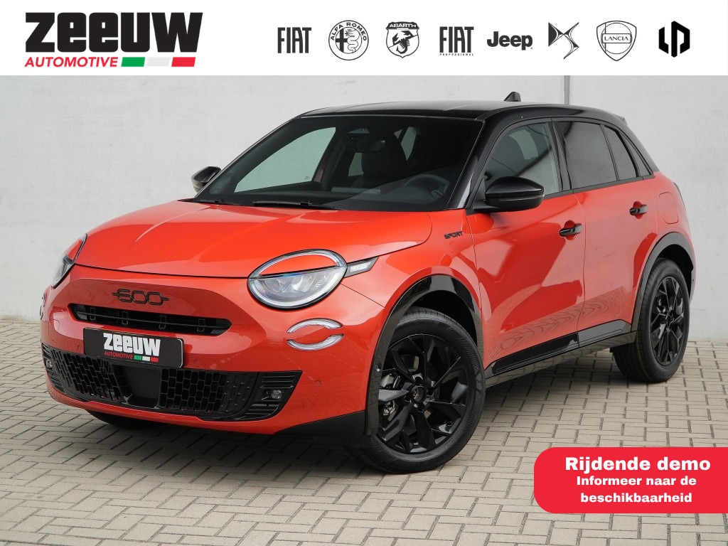 Fiat 600 1.2 Hybrid 145 PK La Prima | Camera | Carplay | Alcantara