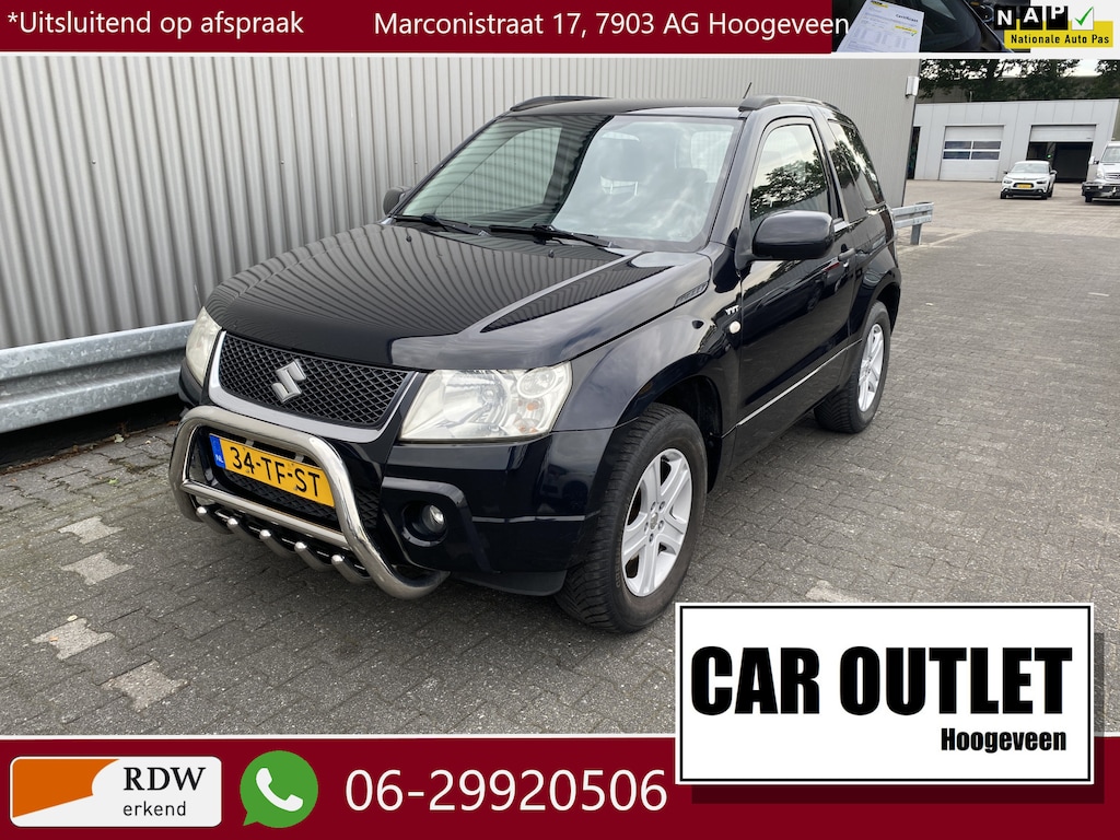 Suzuki Grand Vitara 1.6-16V Exclusive 186Dkm.NAP, A/C, Carkit, Bullbar, Afn.Trekh, – Inruil Mogelijk –