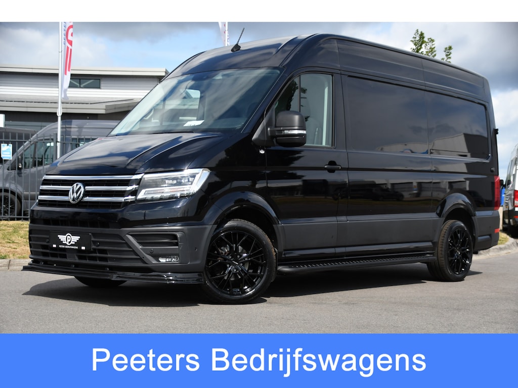 Volkswagen Crafter 35 2.0 TDI L3H3 Black Edition Camera, Carplay, LED, 177pk, Automaat, Standkachel, Geveerde stoel, Uniek!