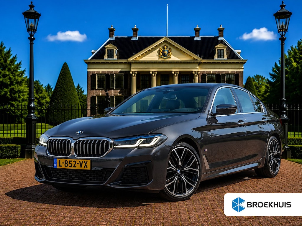 BMW 5-Serie 520i Business Edition Plus | NL-AUTO! | 1E EIGENAAR! | M-SPORT | CAMERA | CRUISE | STOELVERWARMING | ELEKTR. STOEL INCL. MEMORY | LEDER | ELEKTR. STUUR