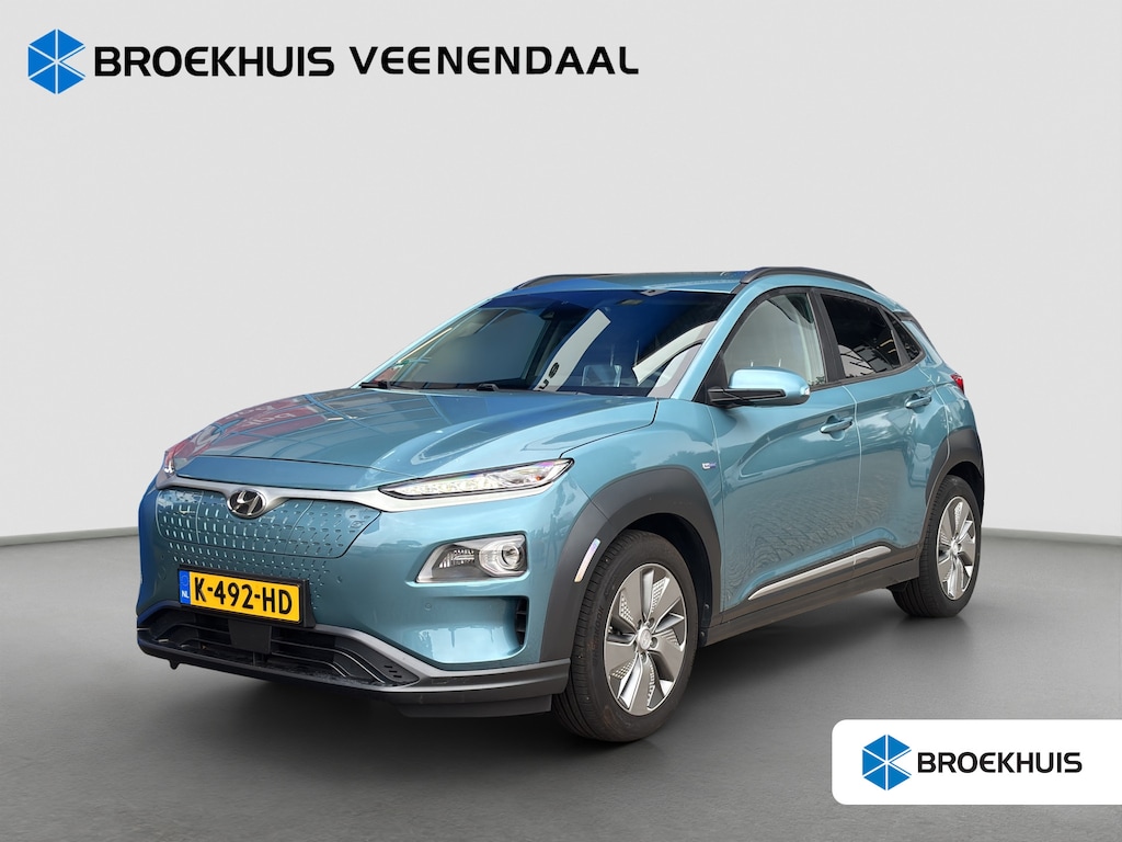 Hyundai Kona Electric EV Premium 64 kWh | Stoelventilatie | Adap. Cruise | Leder | Adap. Cruise | Apple Carplay