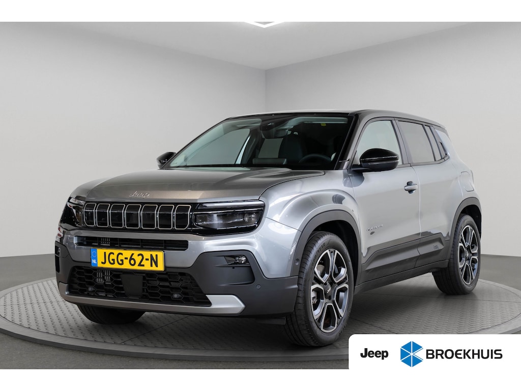 Jeep Avenger 1.2 e-Hybrid Summit | Navigatie | Camera | Keyless | Elektrische Achterklep | Stoelverwarming | Verwarmd voorraam | Apple Carplay & Android Auto |