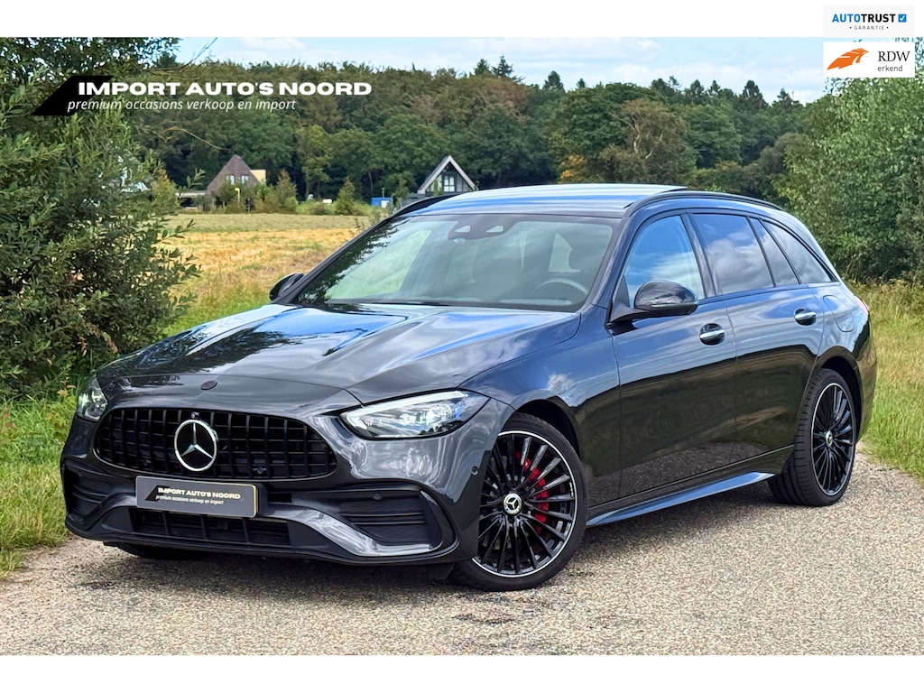 Mercedes-Benz C 300 4 MATIC e AMG Line Pano Sfeerverlichting 360 camera ACC 19 inch
