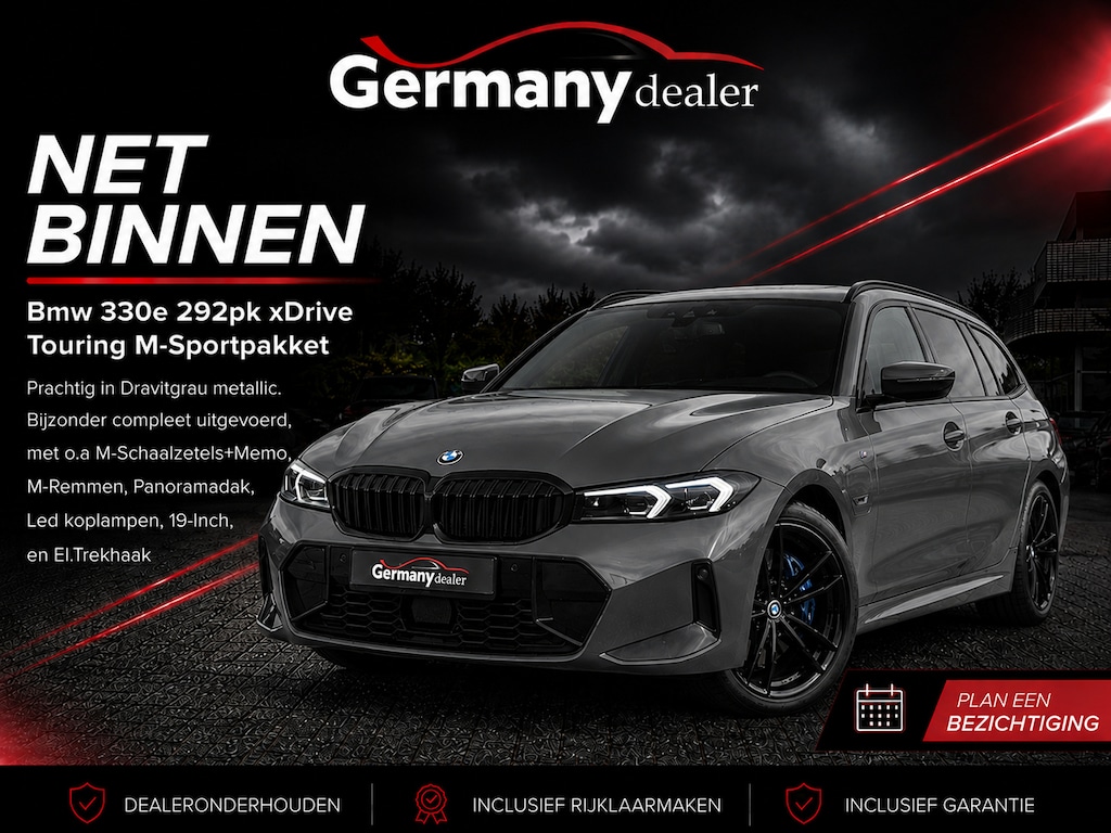 BMW 3-Serie Touring 330e xDrive 292pk M-Sport+Pro Schaalstoelen Dravit Pano Trekhaak 19-inch