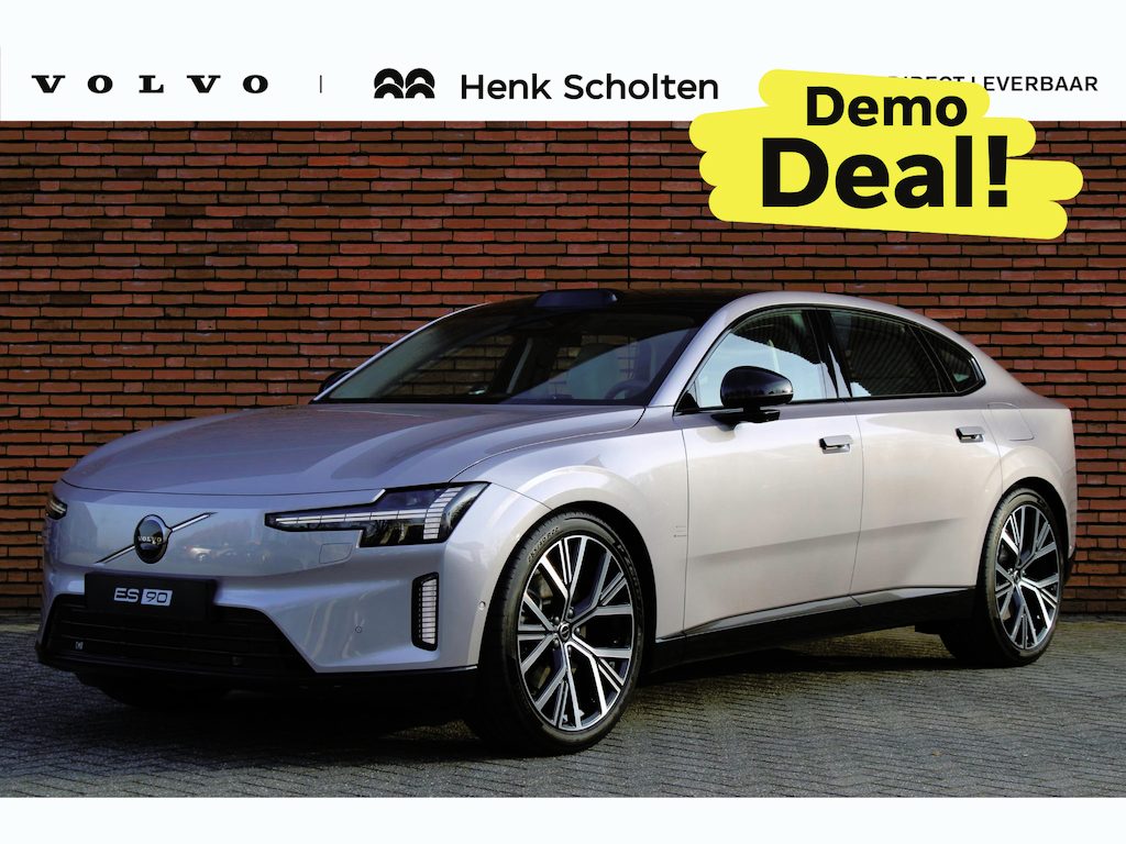 Volvo ES90 Single Motor Extended Range Ultra 92 kWh | Demo deal | Luchtvering | Elektrochromatisch panoramadak | Geventileerde voor- en achterstoelen | Bowers & Wilkins | Pilot assist | 22 inch. lichtmetalen velgen | Stoel- /stuurwielverwarming | Verwarmde achterbank