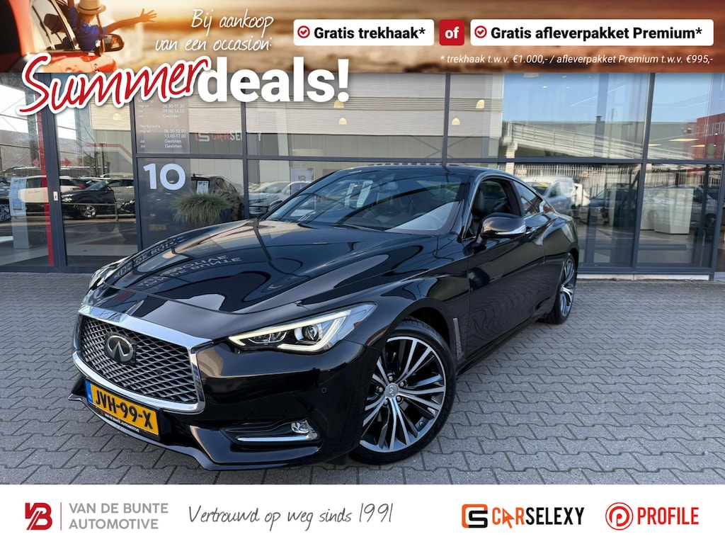 INFINITI Q60 Coupé 2.0t Premium Tech *Schuif-/Kanteldak & ACC*
