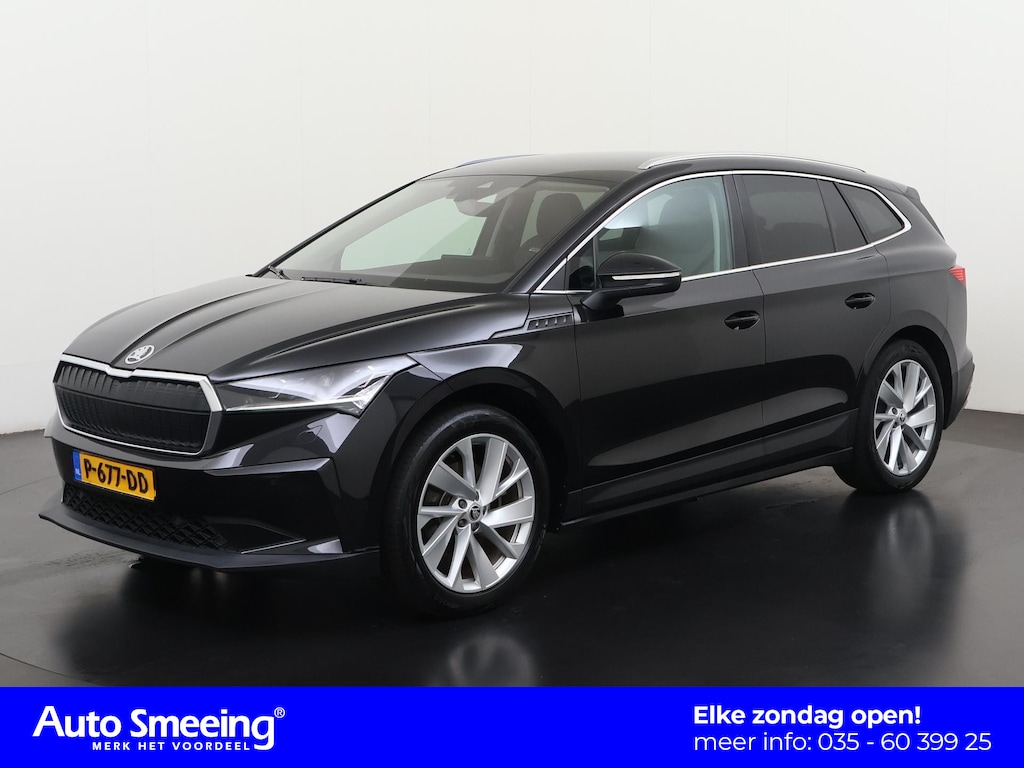 Skoda Enyaq iV 60 | Elek Achterklep | Stuur/Stoelverwarming | Mem Stoel | Warmtepomp | 20" Vega | Zondag Open!