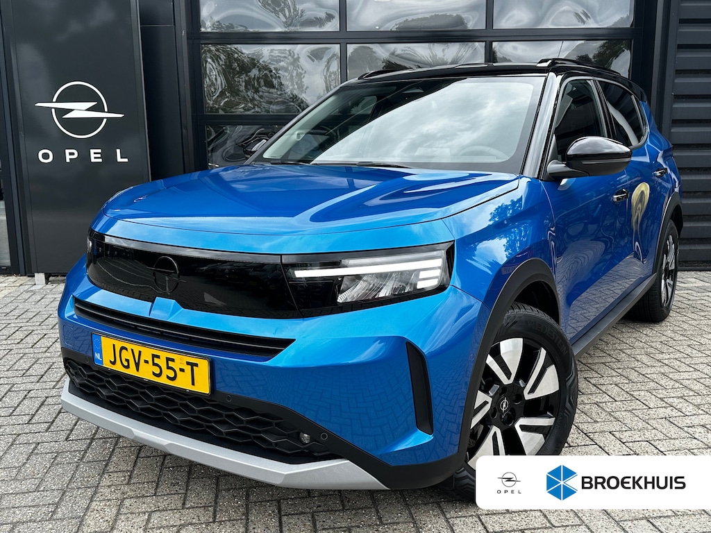 Opel Frontera 1.2 Turbo Hybrid 145 PK GS | STUUR, STOEL EN VOORRUITVERWARMING| DODEHOEK DETECTIE| ERGONOMISCHE COMFORTSTOELEN| ELEC. CLIMATE CONTROL| DRAADLOZE TELEFOONLADER| LED KOPLAMPEN| EERSTE EIGENAAR|