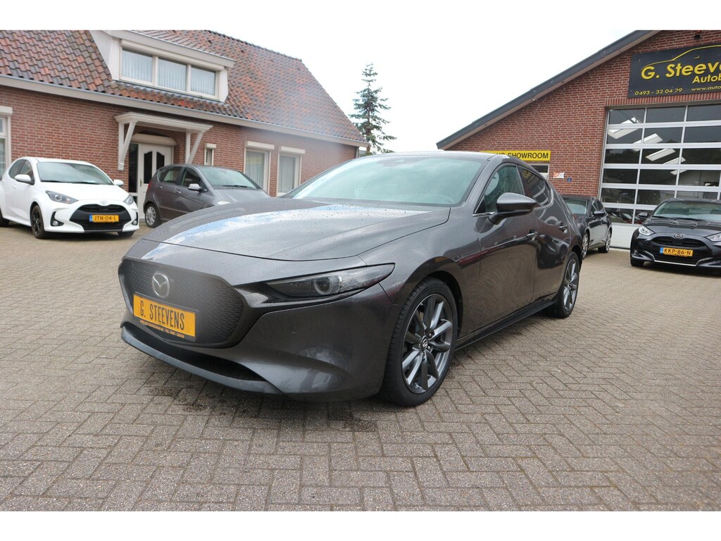 Mazda 3 2.0 e-SkyActiv-G M Hybrid 122 Luxury navigatie,leder