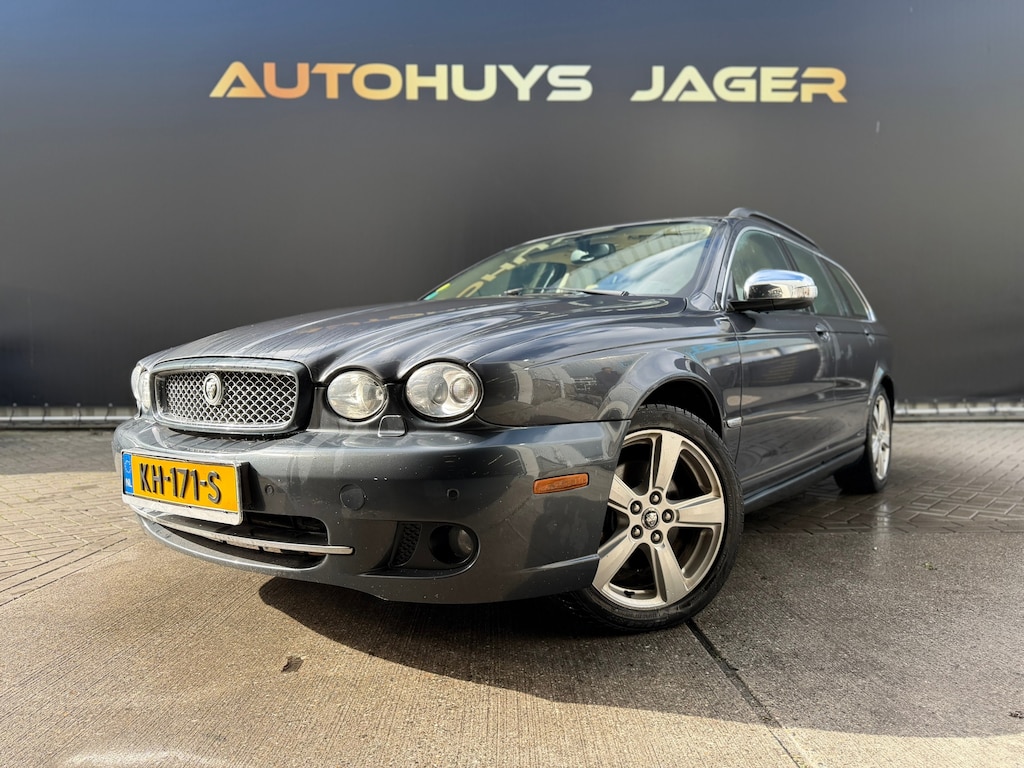Jaguar X-Type Estate 2.5 V6 Leder Stoelverwarming Houtenstuur Luxe-Line