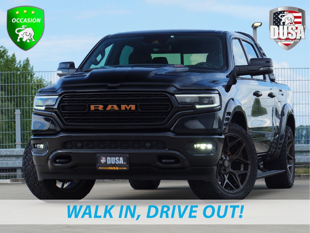 Ram 1500 Limited | 5.7 V8 | 4x4 | Crew Cab | Guerrilla Exhaust | RAMBAR | 22 inch 4play | Accent kleur | Full option Nieuw binnen!