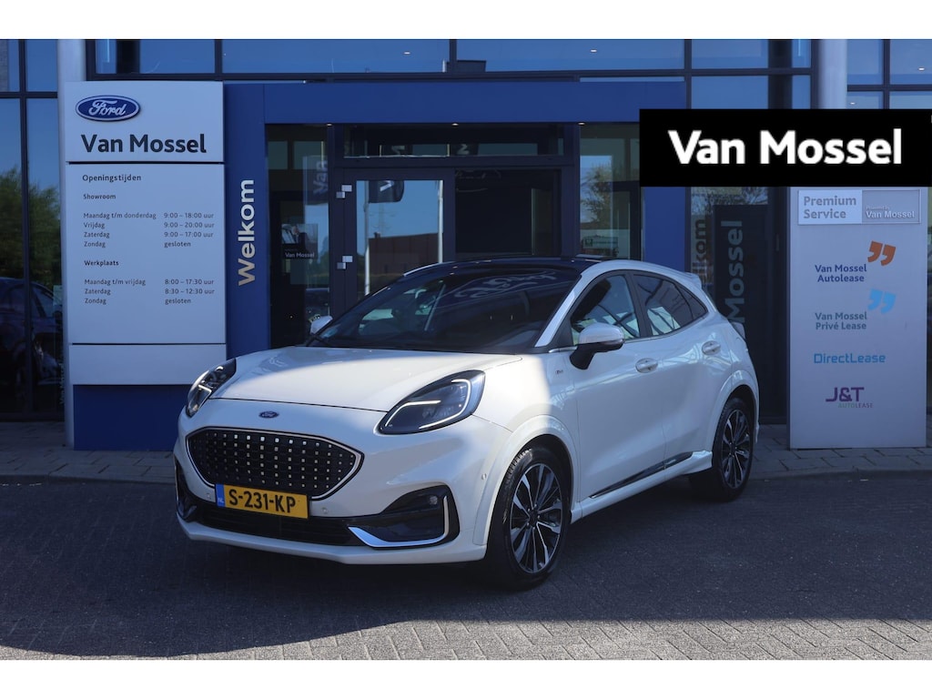 Ford Puma 1.0 EcoBoost St-Line X | Automaat | Voledig Ledere Stoelen | Adaptive Cruisecontrol | B&O | Achteruitrijcamera | Schuifkanteldak/Panoramadak | Electrische Achterklep |