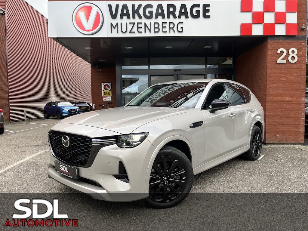 Mazda CX-60 2.5 e-SkyActiv PHEV Homura 4 OPTION PACKS // FAB. Garantie tot 13-12-2028 // FULL OPTIONS // PANODAK // ELEK.KLEP // ADAPT. CRUISE // LEDER+GEHEUGEN STOELEN // STOELVERKOELING-VERWARMING //
