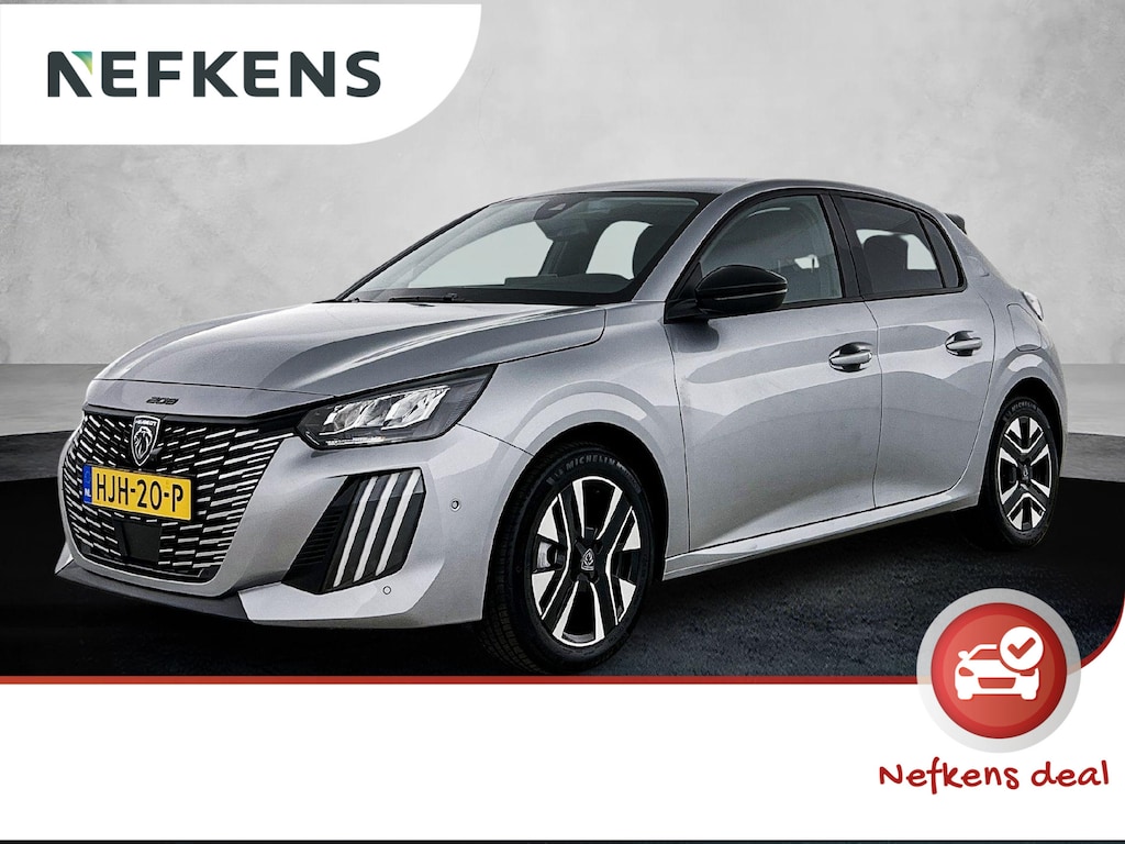 Peugeot 208 1.2 Hybrid 110pk Allure Automaat | Navigatie | 360 Camera | Cruise Control | 16"LMV | Dodehoekdetectie | Draadloze telefoonlader | Apple Carplay/Android Auto |
