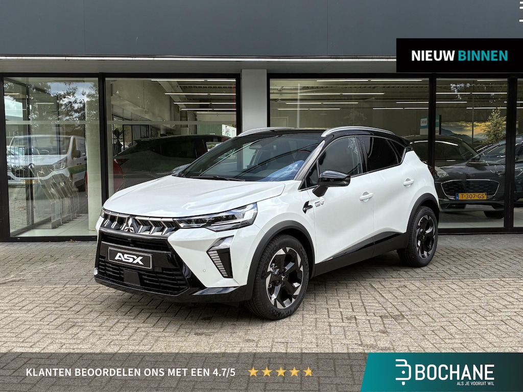 Mitsubishi ASX 1.8 HEV AT Executive NIEUW UIT VOORRAAD LEVERBAAR | 360 graden camera | Parkeersensoren voor- en achter | Climate Control | Stoel- en stuurverwarming | Achteruitrijcamera | 8 jaar fabrieksgarantie