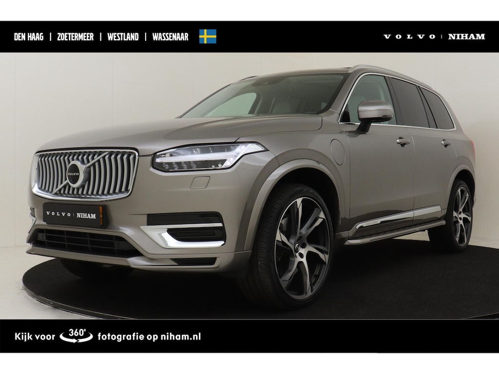Volvo XC90 T8 RECHARGE AWD INSCRIPTION EXCLUSIVE *HEICO!* -PANO.DAK|HARMAN/KARDON|GEVENT.LEDER|360°CAM|HEAD-UP DISP.|ADAP.LED|BLIS|PRIVACY.GLAS|RUNNINGBOARDS|22"|SoH:86%