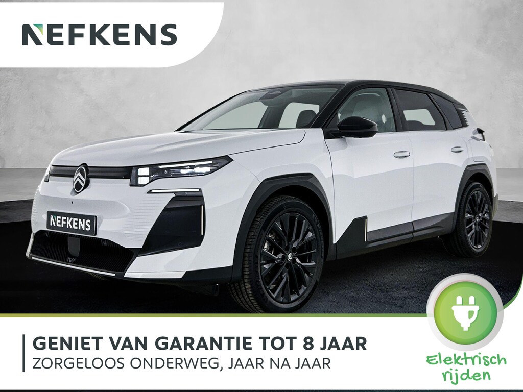 Citroën C5 Aircross e-C5 SUV Max Comfort Range 73 kWh 210pk | 517km WLTP Actieradius | Navigatie | 360° Camera | Handsfree achterklep | Adaptieve Cruise Control | Head-up display | Stoel elektrisch+geheugen+verwarmd+massage+ventilatie | Matrix LED koplampen | Apple Carplay/Android Auto | Dodehoeksensor | Donker getint glas | 20" lichtmetalen velgen |