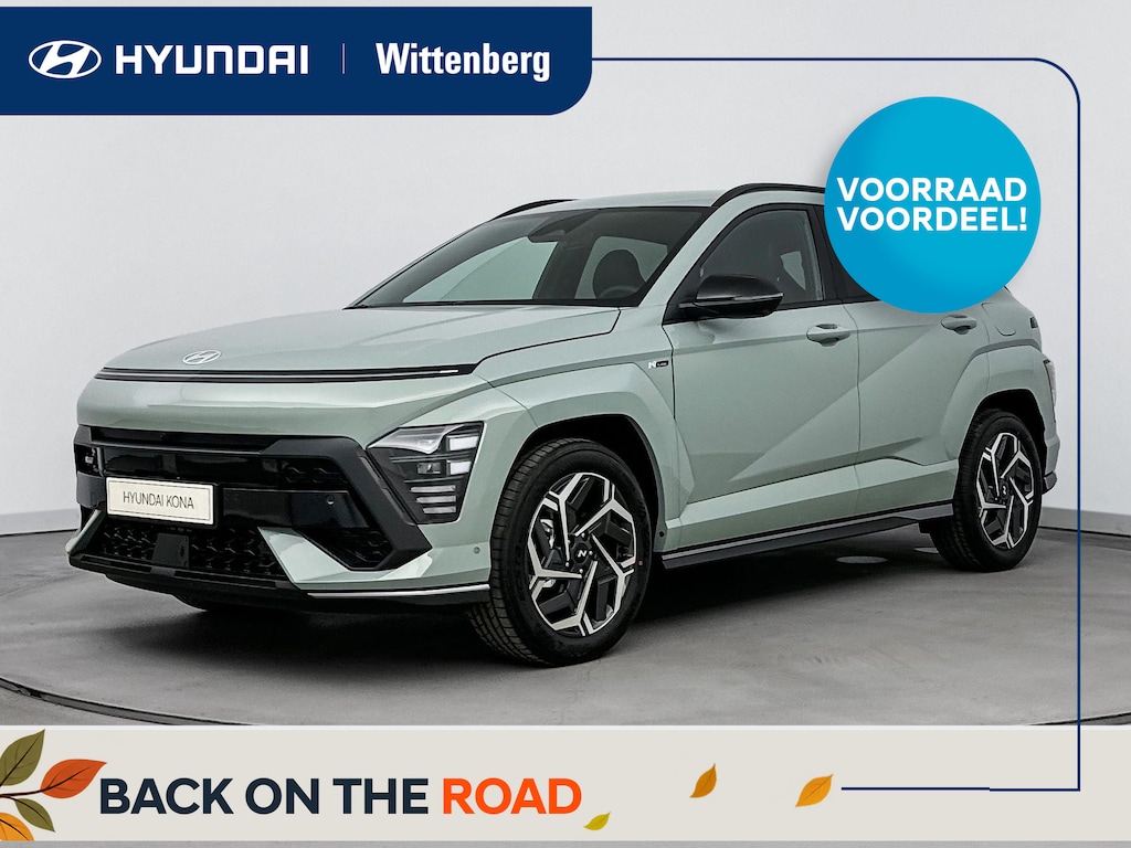 Hyundai Kona 1.6 GDI HEV N LINE | NAVI | CLIMA | CRUISE ADAPT. | CAMERA | APPLE CARPLAY & ANDROID AUTO | 18'' LM VELGEN | FABRIEKSGARANTIE GELDIG T/M 2-2031! |