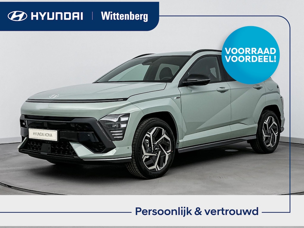 Hyundai Kona 1.6 GDI HEV N LINE | NAVI | CLIMA | CRUISE ADAPT. | CAMERA | APPLE CARPLAY & ANDROID AUTO | 18'' LM VELGEN | FABRIEKSGARANTIE GELDIG T/M 2-2031! |