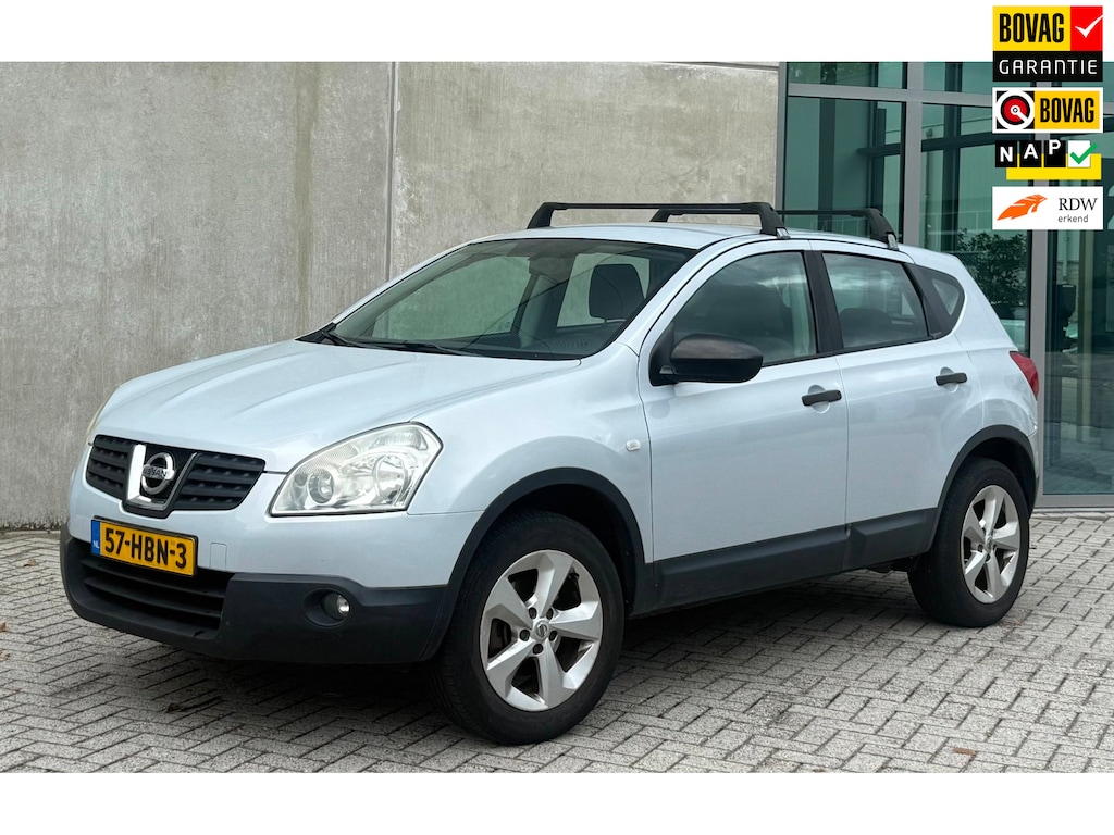 Nissan Qashqai 1.6 Visia 2008 Grijs NAP|PDC|AIRCO|TREKHAAK