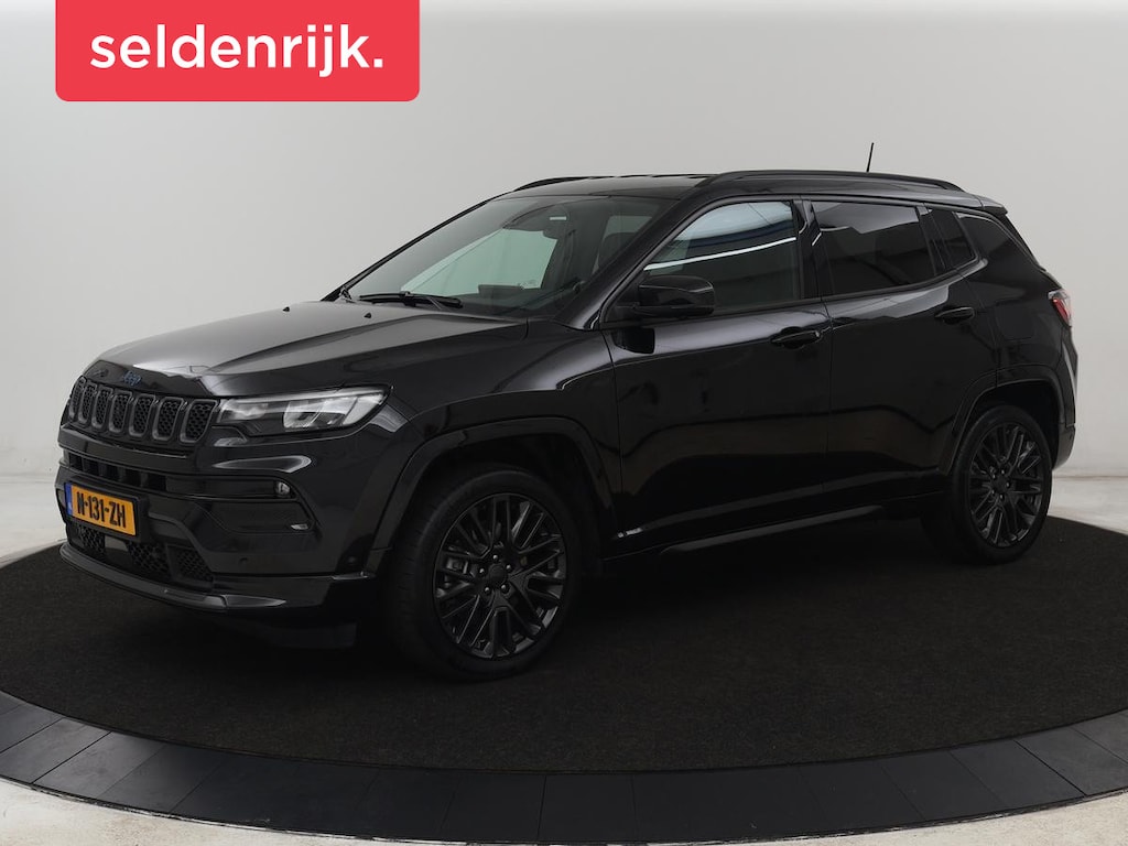 Jeep Compass 4xe 240 Plug-in Hybrid Electric S | Stoel & stuurverwarming | Trekhaak | Adaptive cruise | 360 Camera | Leder | Full LED | Carplay | 19'' | Keyless | Navigatie | PHEV