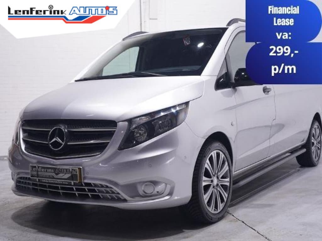 Mercedes-Benz Vito 116 CDI 163 pk Silver&Black Edition Extra Lang Navi, Camera, 19" LMV, Apple Carplay, Laadruimte Pakket, 3-Zits