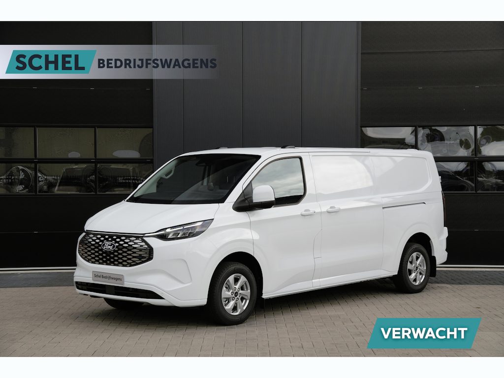 Ford E-Transit Custom 340 L2H1 Limited 71 kWh 218pk - 2x Schuifdeur - Trekhaak - Carplay - Camera - Carplay - Rijklaar