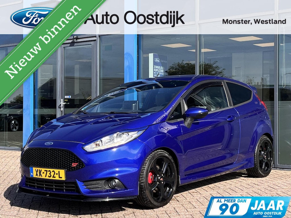 Ford Fiesta 1.6 ST2 182PK NIEUWE DISTRIBUTIERIEM!! Carplay-Navi Miltec Uitlaat Camera Cruise Stoel/Voorruitverwarming Climate Privacy Glass *Dealer Onderhouden*