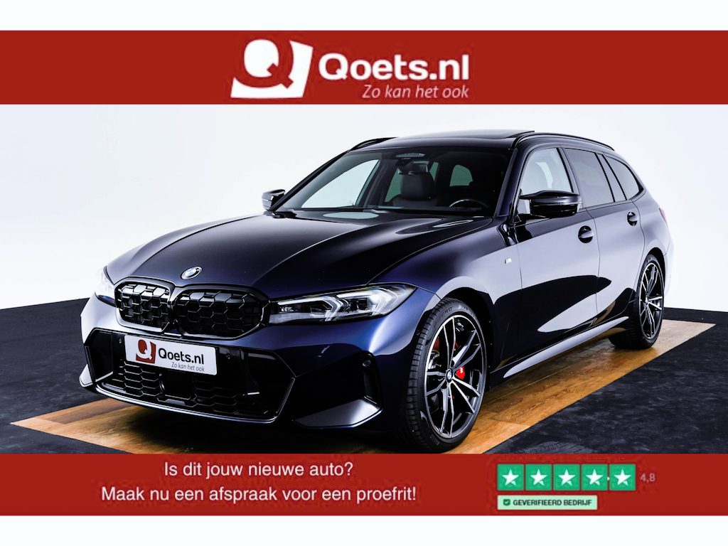 BMW 3-Serie Touring M340i xDrive Panoramadak - Driving Assistant Professional - Interieurvoorverwarming - Getinte/Geluiddempende Ruiten - Comfort Access - Harman Kardon - Parking Assistant Plus -