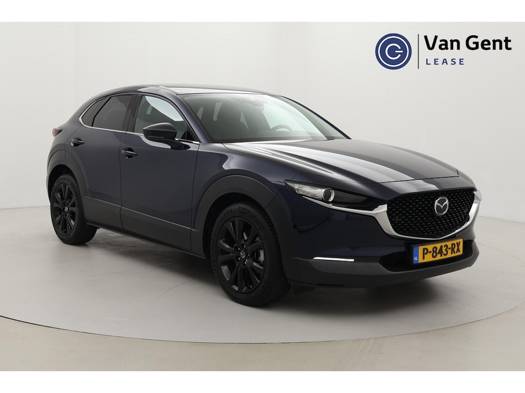 Mazda CX-30 2.0 e-SkyActiv-G M Hybrid Sportive | Navigatie | Dodehoek detectie | Stoelverwarming | BOSE | Head-up display | LED | Parkeersensoren voor/achter | Camera | Apple Carplay / Android Auto | Keyless | Adaptive Cruise | Clima | 18 inch | Elektrische achterklep