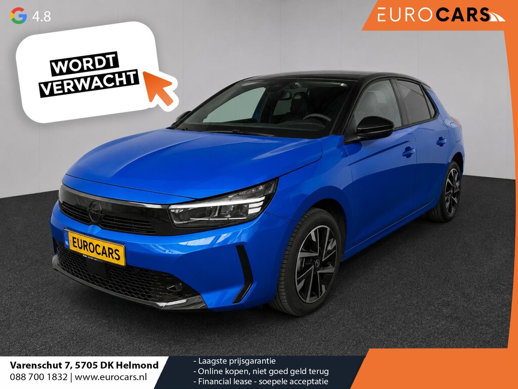 Opel Corsa 1.2 Turbo 100pk YES Facelift Bleu Vertigo Black Roof Stoel en Stuurverwarming Wireless CarPlay 16” LMV
